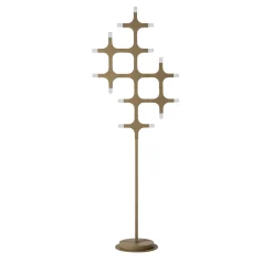 Galaxy Beige Metal Floor Lamp