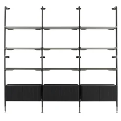 Galaxy Laguna Oak Wood Wall Composition