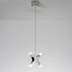 Galaxy White Nickel Single Pendant Lamp