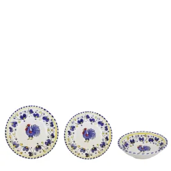 Galletto Blue Set of 18 Plates