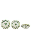 Galletto Green Set of 18 Plates