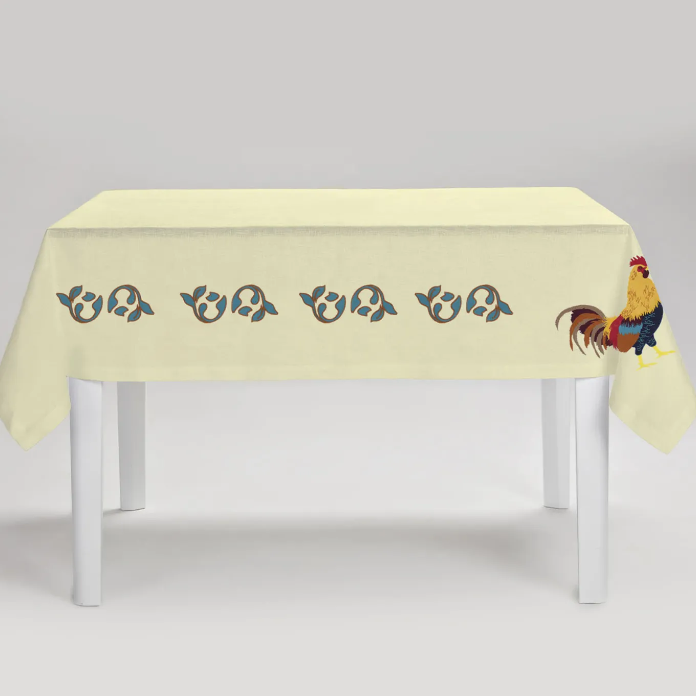 Gallo Multicolor Rectangular Yellow Tablecoth