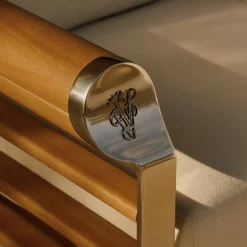 Galloway White Vivienne Fabric Angular Outdoor Sofa