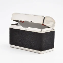 Galucharme Black Shark Leather Cigarette Holder by Nino Basso