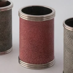 Galucharme Coral Red Pen Holder by Nino Basso