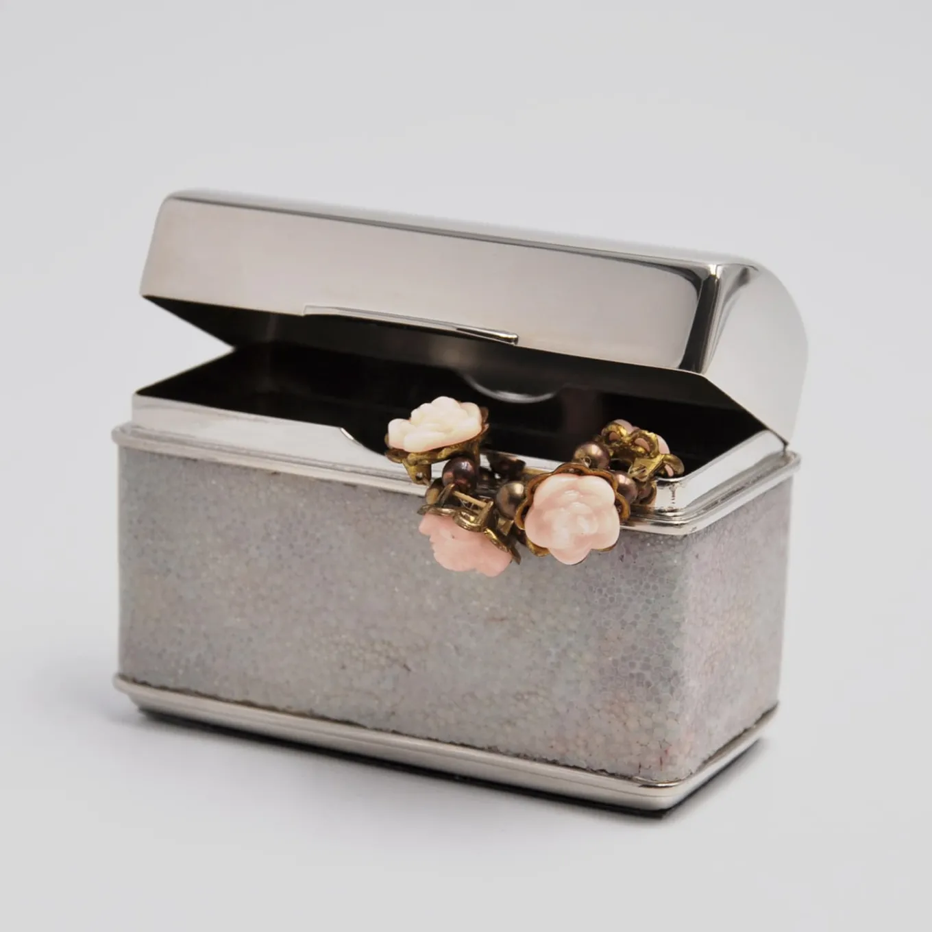 Galucharme Pink Melange Shagreen Cigarette Holder by Nino Basso