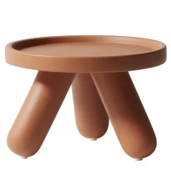 Gambino Small Terracotta Ceramic Stand by Aldo Cibic