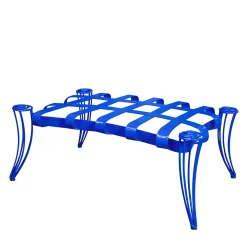 Garden Blu Pouf by Carlo Rampazzi