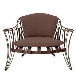 Garden Bronze Armchair by Carlo Rampazzi