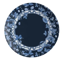 Garden Of Eden Set Of 2 Porcelain Dessert Plates With Blue Decoration #5