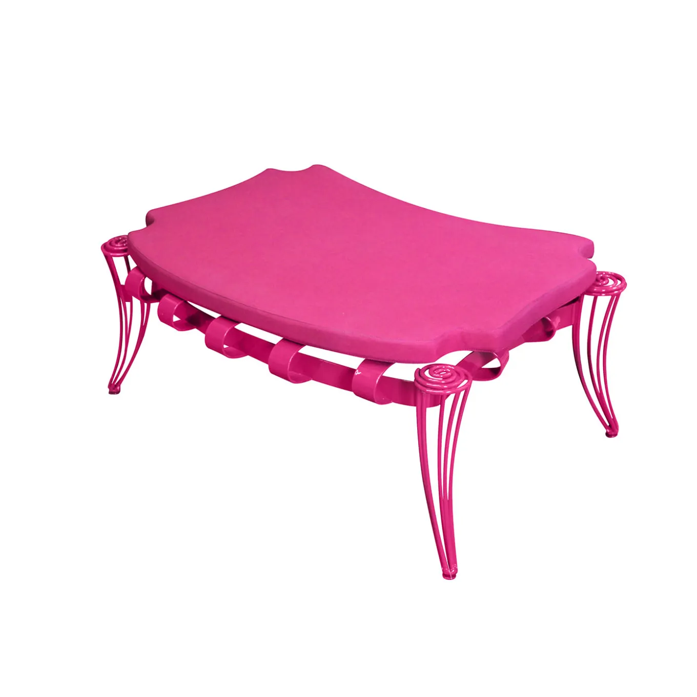Garden Pink Pouf by Carlo Rampazzi