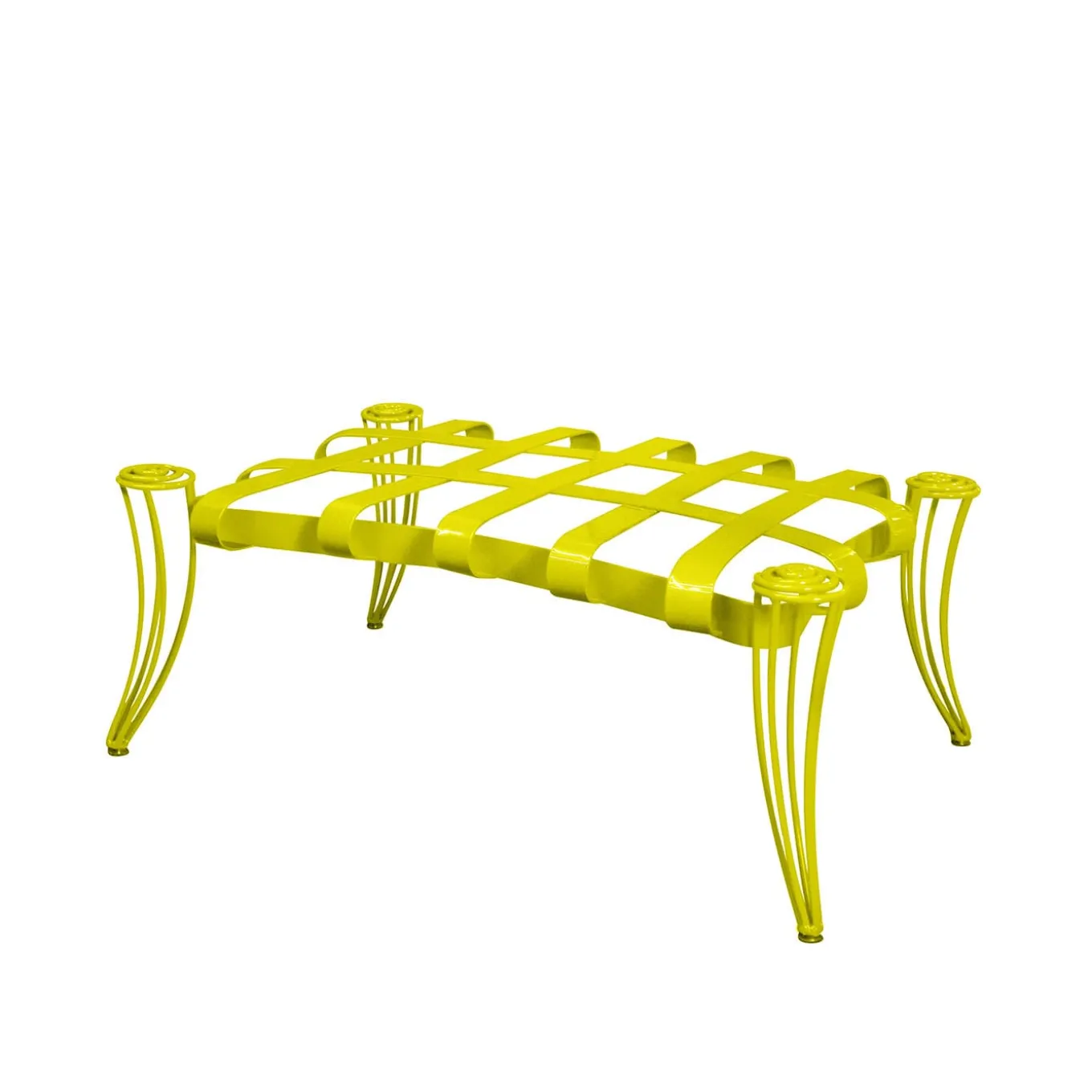 Garden Yellow Pouf by Carlo Rampazzi