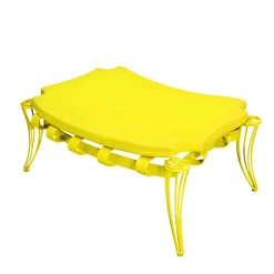 Garden Yellow Pouf by Carlo Rampazzi