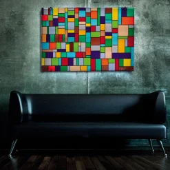 Gardens Polychrome Decorative Panel