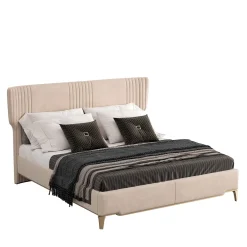Gattopardo Beige Double Bed