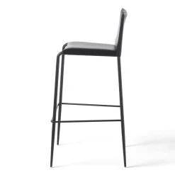 Gazzella Black Bar Stool