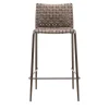 Gazzella Brown Woven Bar Stool