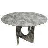 Genea Arabescato Orobico Marble Dining Table