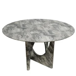 Genea Arabescato Orobico Marble Dining Table