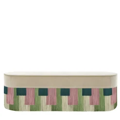 Geo Stripe Polychrome Bench #2