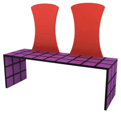 Gertrude & Alice Bench by Elena Cutolo