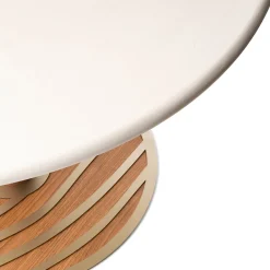 Ghaf Off-white Tea Table by Lorenza Bozzoli