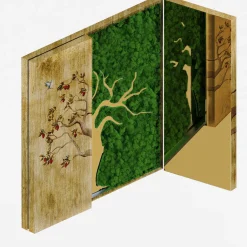 Giù in giardino Triptych