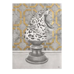 Giaguaro su piedistallo Drawing