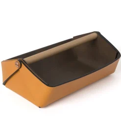 Gino Small Ocher Basket by Cristian Loddo