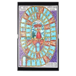 Gioco Dell’Oca Black Leather Board Game