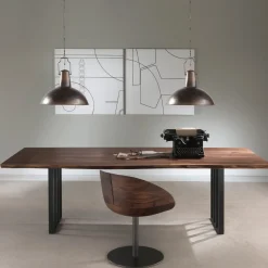 Gioconda Swivel Walnut Chair by C.R. & S. Riva 1920