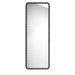 Gioiello Free Standing Black Mirror by Nika Zupanc