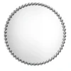 Gioiello Round Large Chromed Mirror by Nika Zupanc