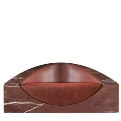 Ægir Red Marble Armchair
