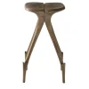 Giraffa Bar Stool in Walnut By Nigel Coates