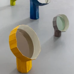 Girasole 30 Yellow Table Mirror by Paronetto and Botticelli