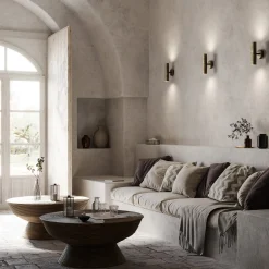 Girasoli Antique Brass Wall Lamp