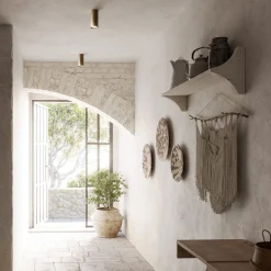 Girasoli Brass Ceiling Lamp