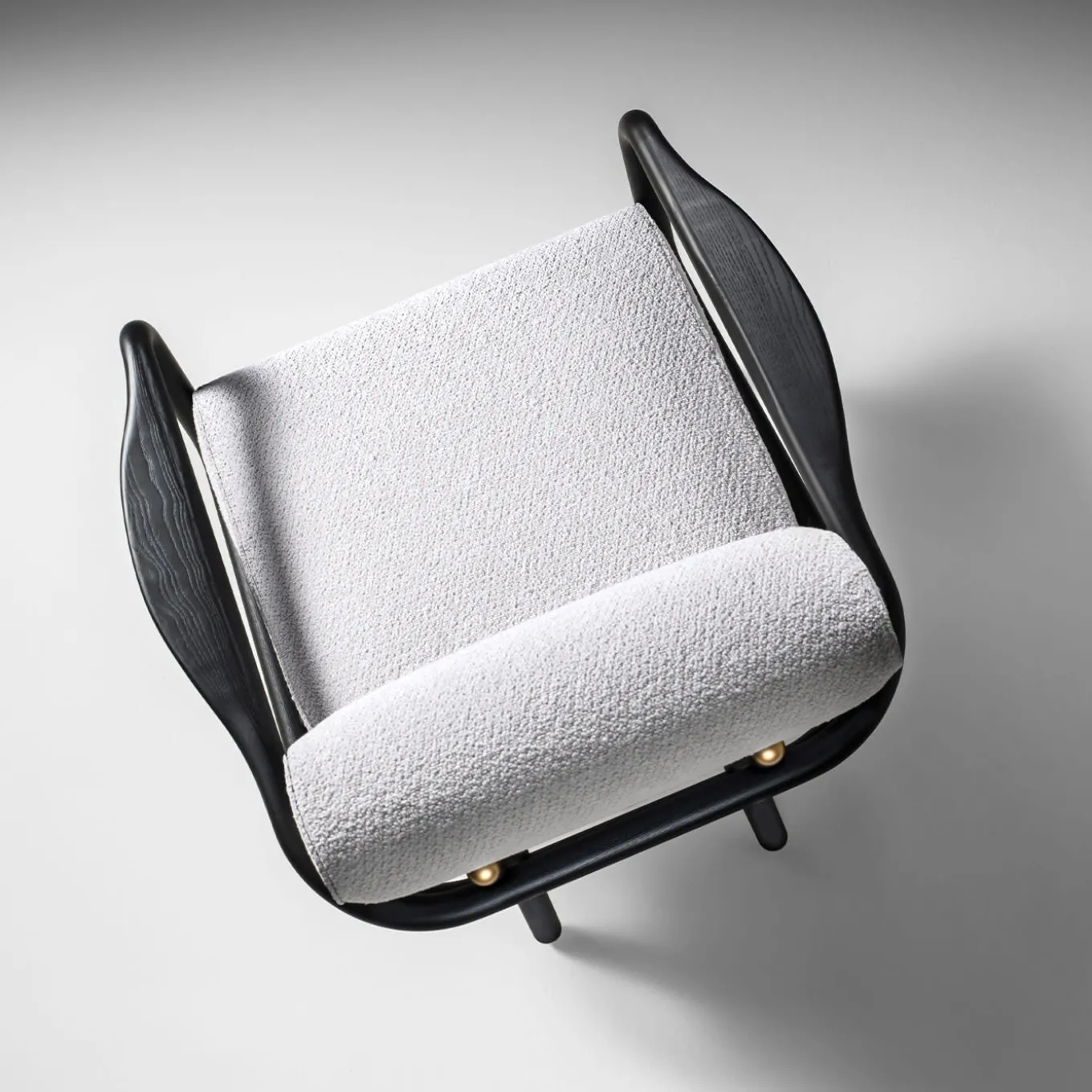 GIRO' Moka Ash Wood Lounge Chair