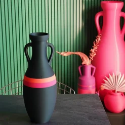 Giulio Cesare XL Black Fucsia And Orange Amphora #2