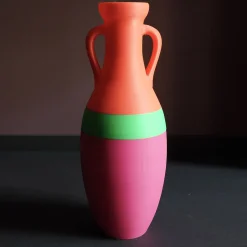 Giulio Cesare XL Fucsia Green And Orange Amphora