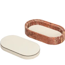 Giza Leather & Marble Small Box #1