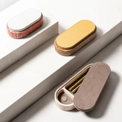 Giza Leather & Marble Small Box #1