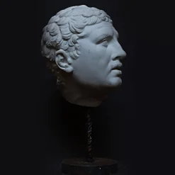 Gladiatore Borghese Bust on Pedestal
