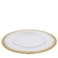 Glass Charger Plate with 24K Gold #2