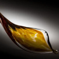 Glass Fall 14 Leaves Chandelier