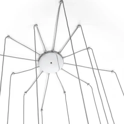 Glass Spinning Tops 12-Light Chandelier