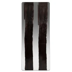 Glass&Wood Venezia Table in Black Oak