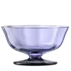 Glicine Purple Twisted Glass Dessert Coupe