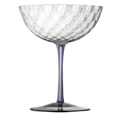 Glicine-Gray Balloton Champagne Saucer
